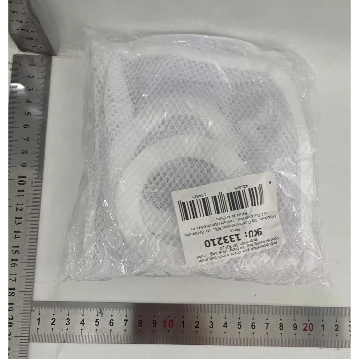 Sac pentru Spalare Incaltaminte, Flippy, pentru Masina de Spalat, 36x30x12 cm, Alb [5]