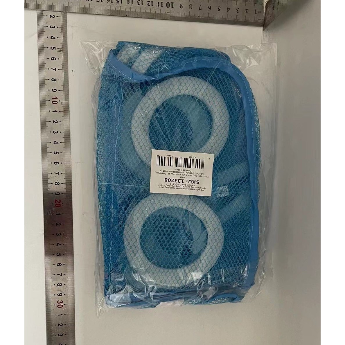 Sac pentru Spalare Incaltaminte, Flippy, pentru Masina de Spalat, 28x24.5x8 cm, Albastru [4]