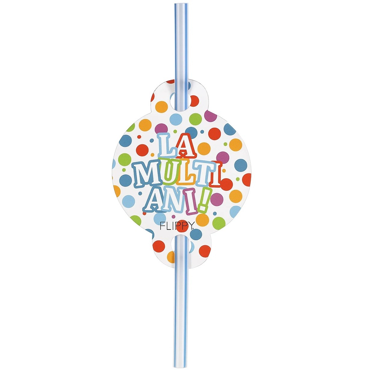 Set 10 Paie, Flippy, Colectia LA MULTI ANI, 27 x 7 cm, din Carton/Plastic, Multicolor [1]