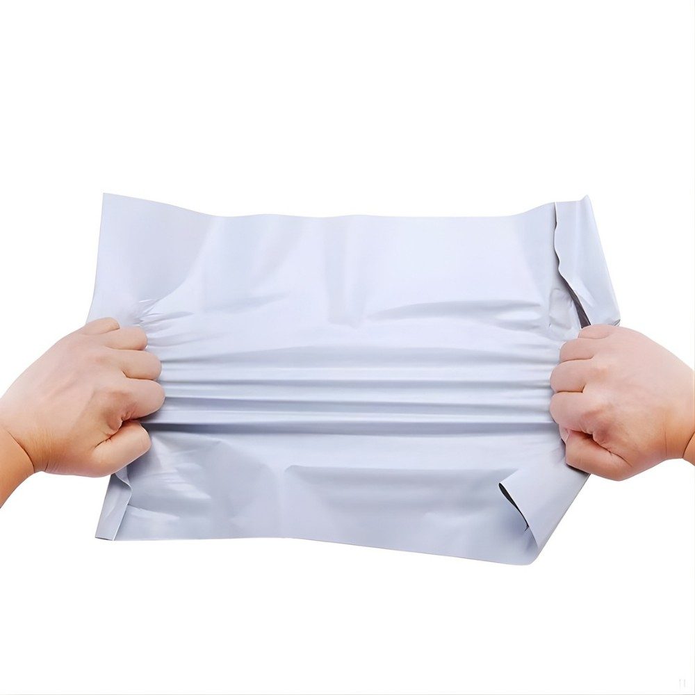 Set 100 Pungi Curierat Autoadezive pentru Ambalare Colete, Rezistente la Transport, Grosime 50 Microni, Alb la Exterior si Negru la Interior, 500 x 700 x 40 mm [3]