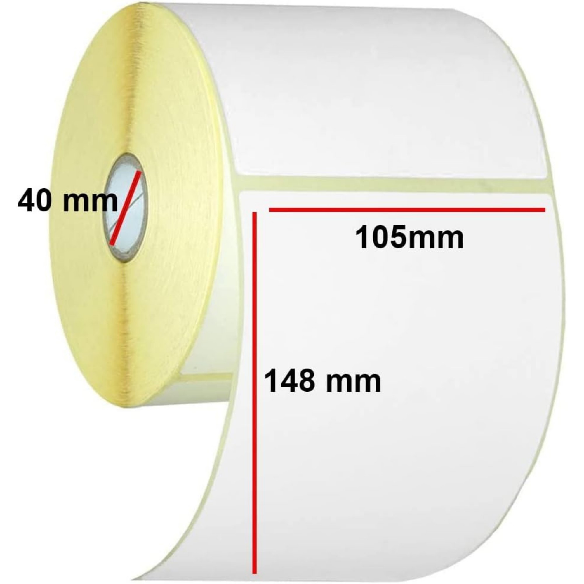 Set 12 Role Etichete Autoadezive Termice 105x148mm, 400 Etichete/Rola, pentru AWB [6]