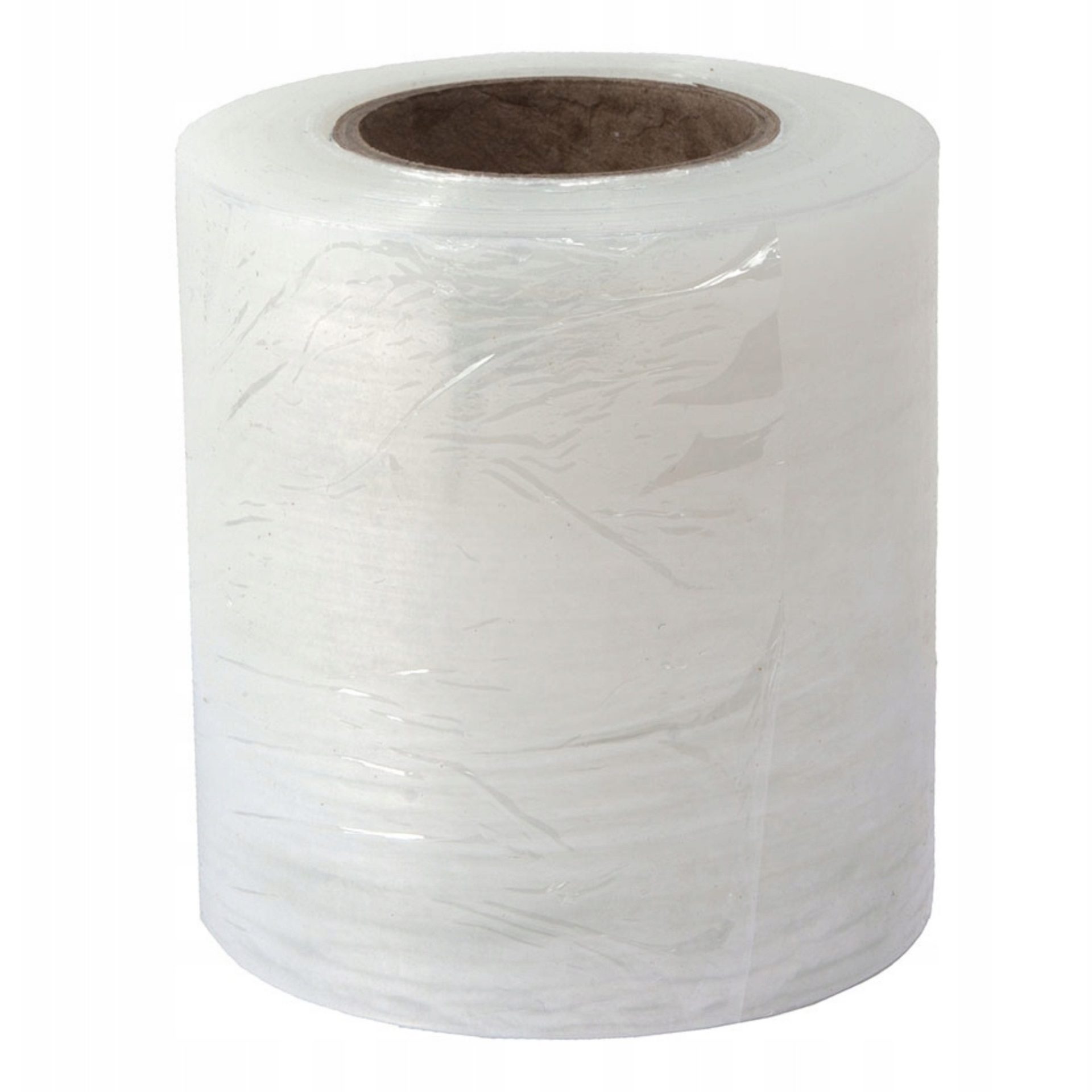 Set 6 Mini Role Folie Stretch Manuala pentru Ambalare, Impachetare si Fixare Produse, Utilizare Depozit si Transport, 12.5 cm, 0.38 kg pe Rola, Transparent [3]