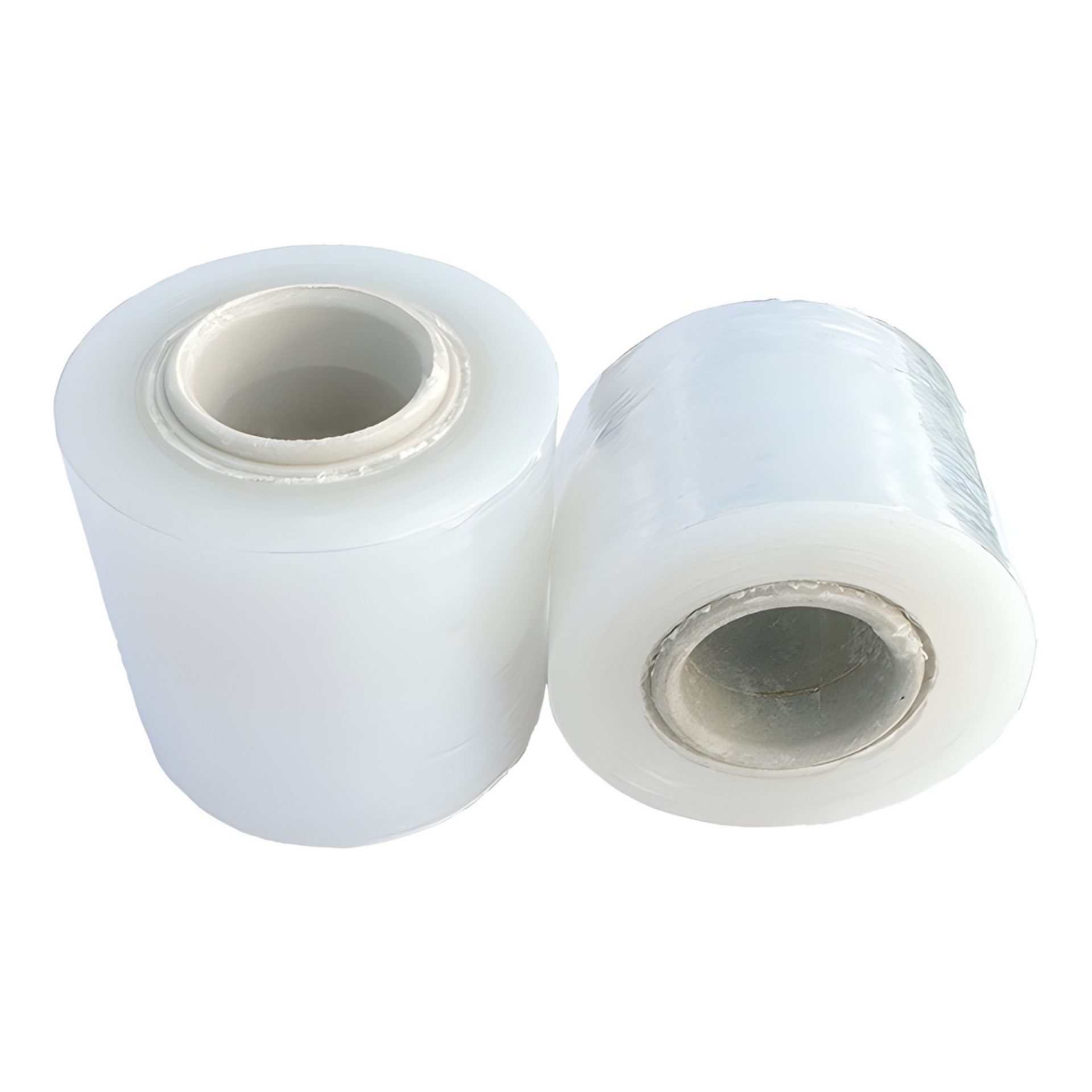 Set 6 Mini Role Folie Stretch Manuala pentru Ambalare, Impachetare si Fixare Produse, Utilizare Depozit si Transport, 12.5 cm, 0.38 kg pe Rola, Transparent [11]