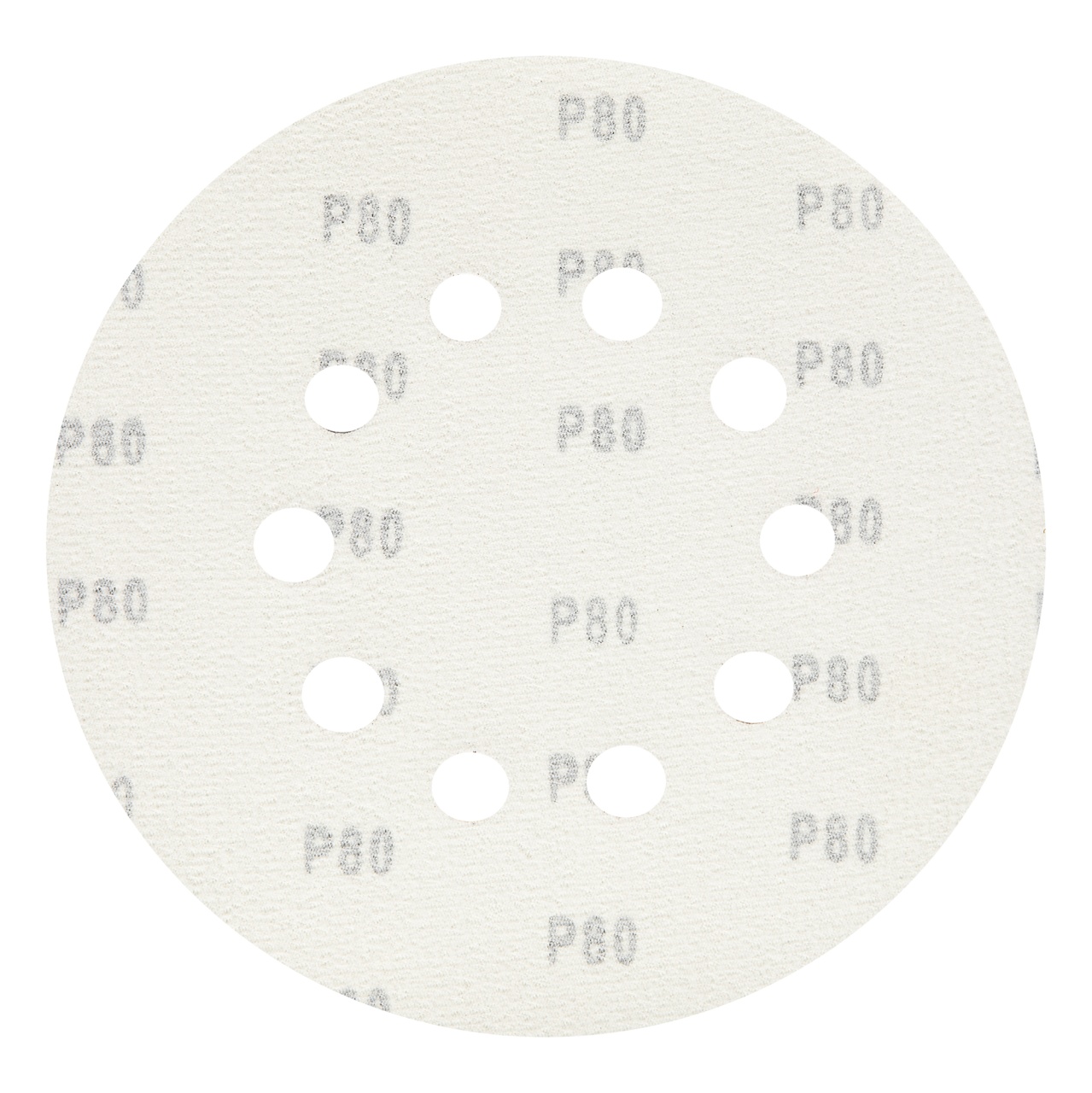 Constructii  - Set hartie abraziva 215mm P80 10 gauri, slefuitor