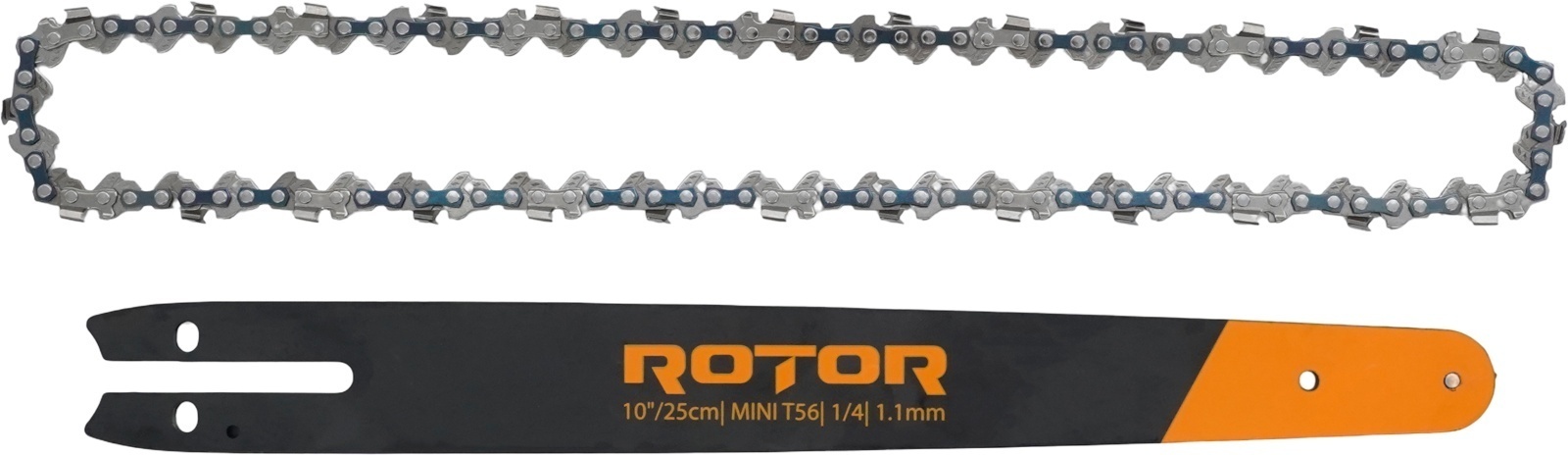 Accesorii pentru drujbe - modele suplimentare - Set lama + lant drujba 10"/25 cm, 56T, pas 1/4 ROTOR