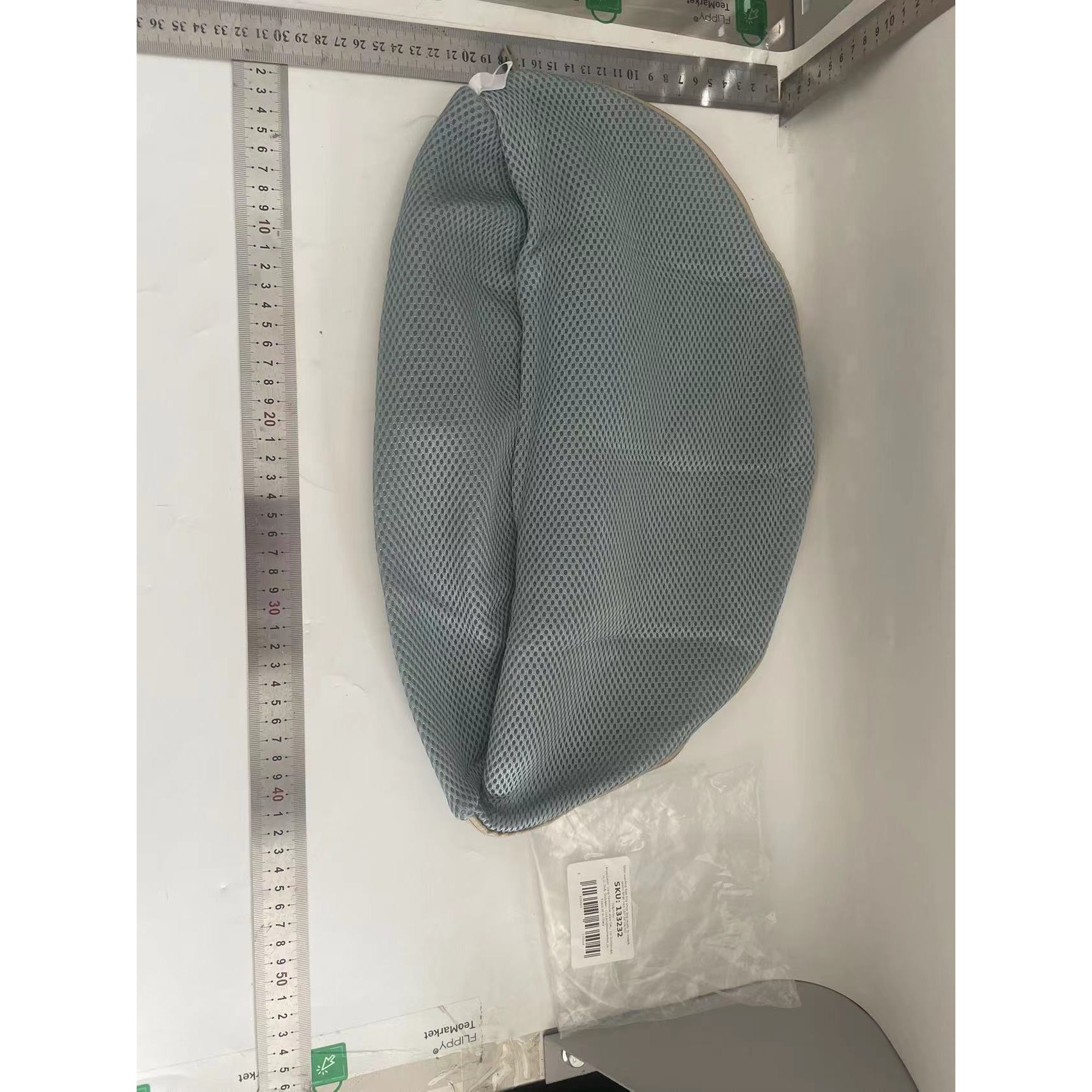 Sac pentru Spalare Incaltaminte, Flippy, Dimensiuni Mari, pentru Masina de Spalat, 42x24x24 cm, Verde [1]