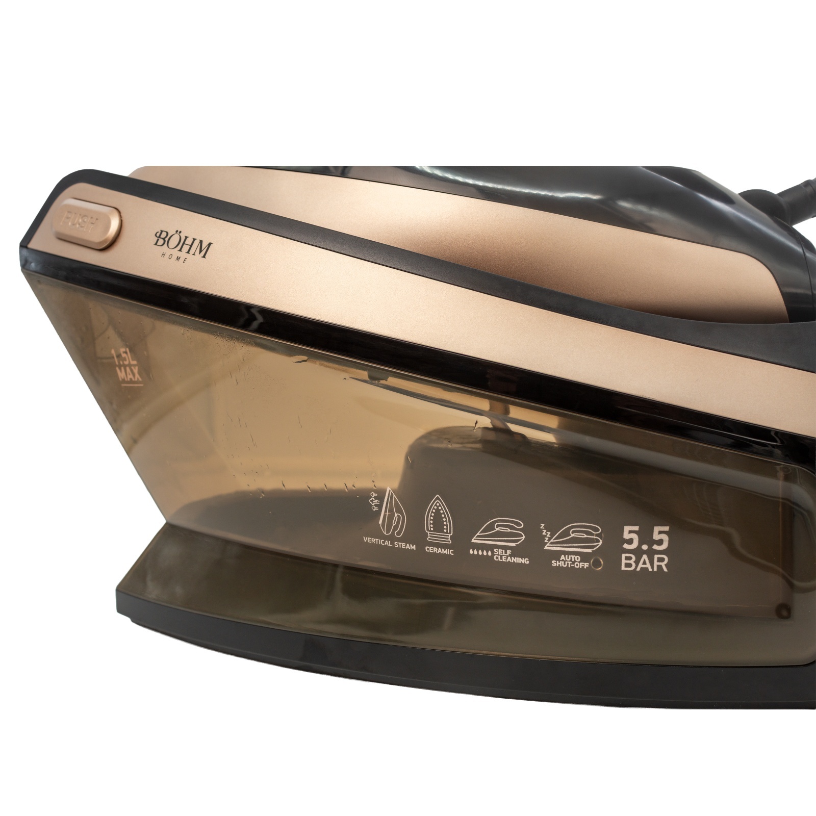Sistem de calcat cu abur BoHM Home BIG-2401BG, 2400W, rezervor 1500 ml, presiune 5.5 Bar [4]