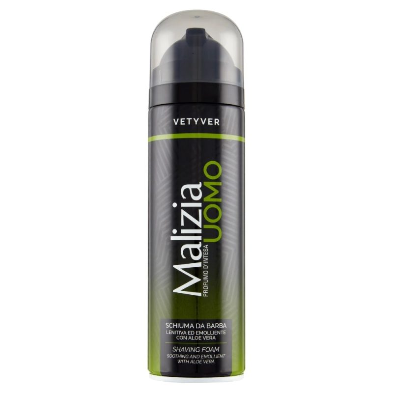 Îngrijire personală și cosmetice - Spuma, Malizia, Ras 300 ml Vetyver