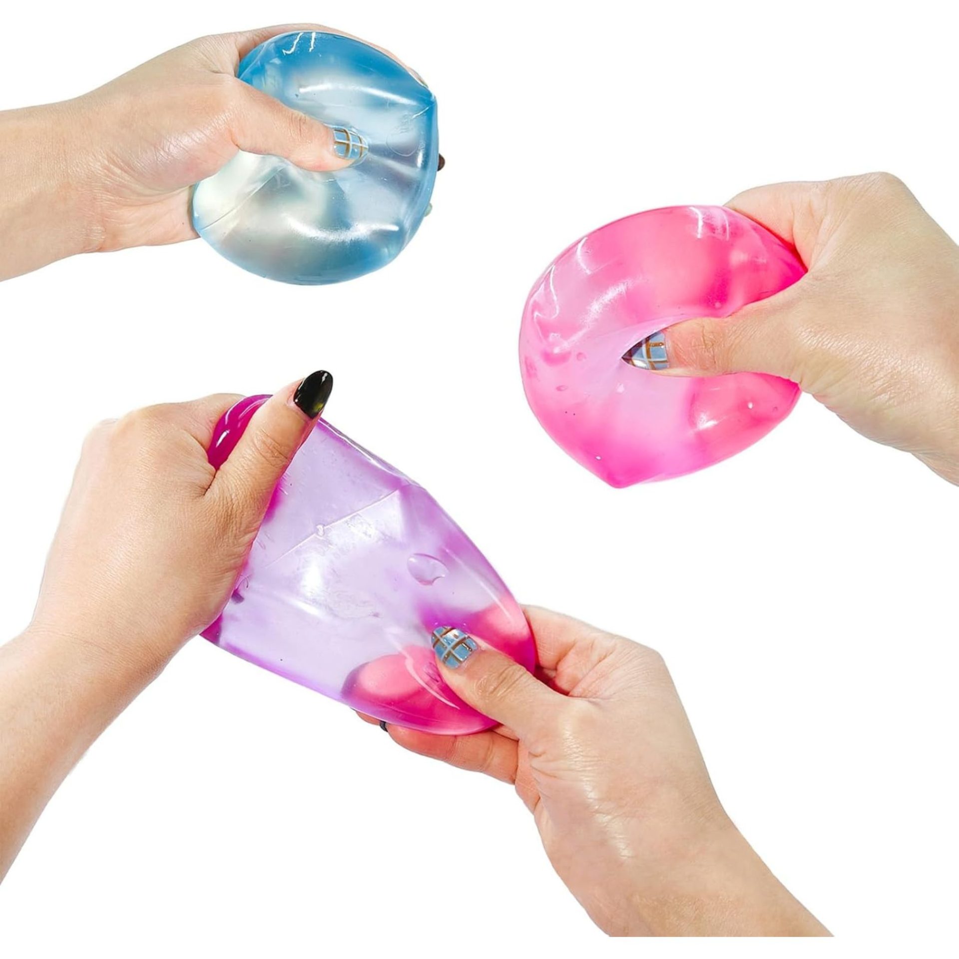 Jucarie Senzoriala Squishy, Flippy, Model Cub de Gheata, 1 Bucata, Jucarie Antistres pentru Copii si Adulti, Efect Calmant cu Revenire Lenta, 5.5 x 5.5 x 5.5 cm, Culoare Aleatorie [2]