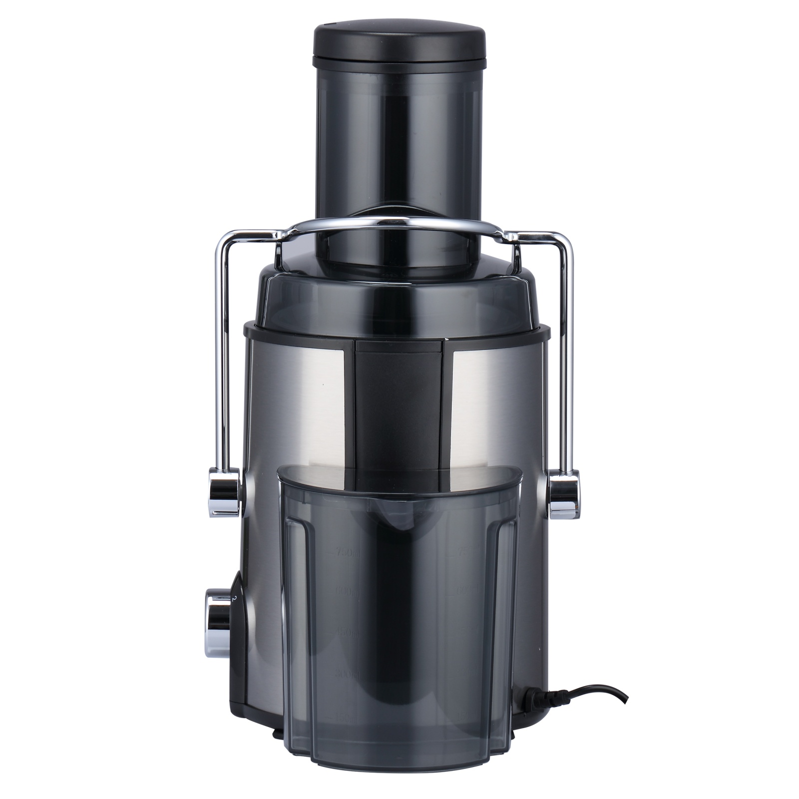 Storcator centrifugal de fructe si legume BoHM Home BJE-100B, 1000W, tub alimentare o85 mm, recipient suc 750 ml [5]