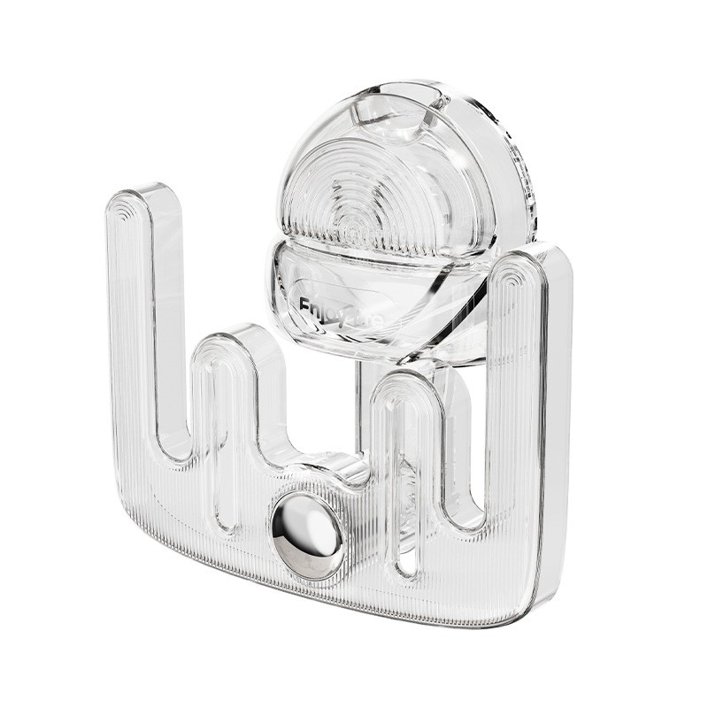 Încălțăminte și accesorii vestimentare - Suport pentru Incaltamintea de Casa, Flippy, fara Perforare, Montare pe Perete, Prindere Adeziva, 11.6x11x4.8cm, Transparent