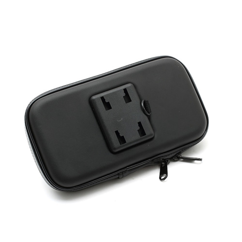 Suport husa telefon mobil Flippy pentru bicicleta si motocicleta, rezistent apa si socuri, touchscreen, 360 rotativ, negru, 4.8 - 5.4 inch [9]