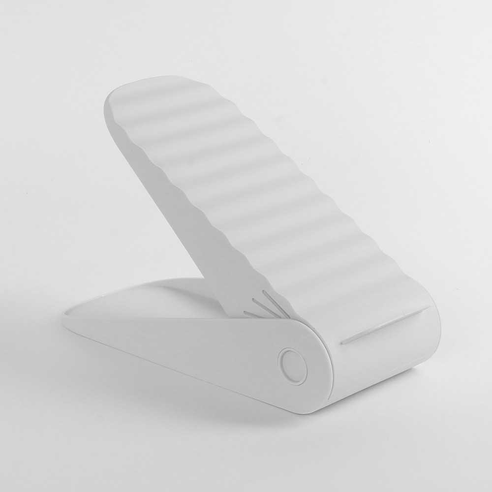 Suport pentru Pantofi, Flippy, cu Două Straturi, Organizator, Antiderapant și Durabil, Inălțime Reglabilă, 25.5x11x7.5 cm, Alb, 150 g [5]