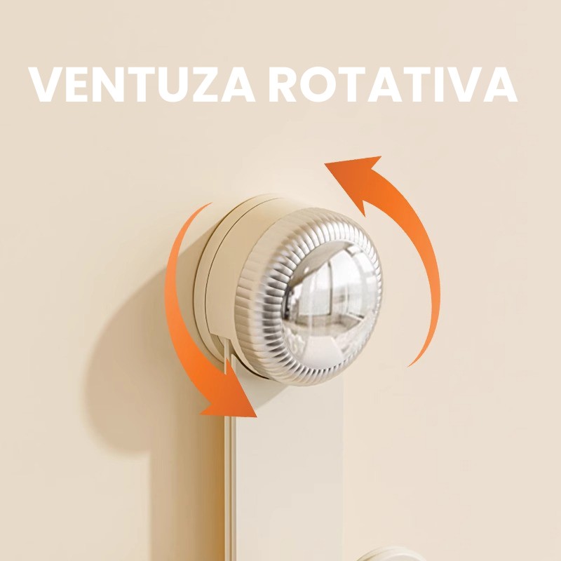Suport pentru Capace Vase, Flippy, Suport de Depozitare pentru Capacul Oalei in Bucatarie, cu Ventuza, Usor de Montat pe Perete, 19 x 6 x 5 cm, Alb Crem [7]