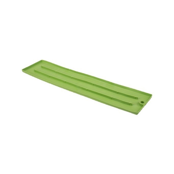 Pentru Casa si Camping - Suport Scurgere Vase, Flippy, din Silicon, Anti-alunecare, 30 x 8 x 1 cm, Verde
