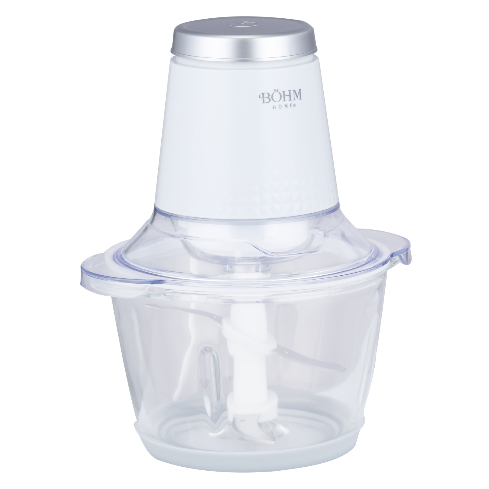 Tocator de alimente BoHM Home BFCG40W12, 400 W, recipient din sticla 1,2 L, 4 lame [2]