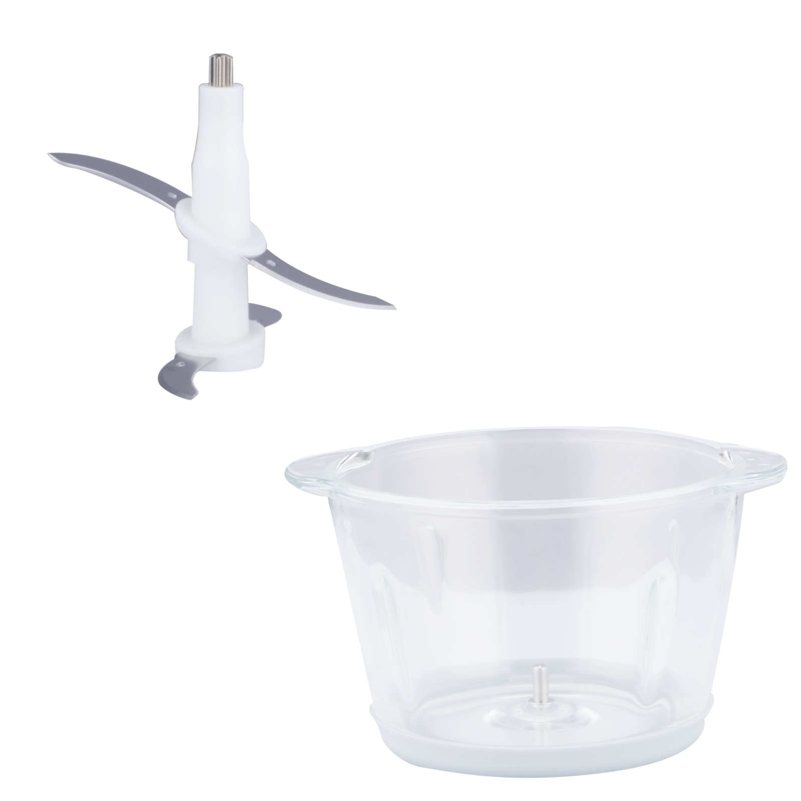 Tocator de alimente BoHM Home BFCG40W12, 400 W, recipient din sticla 1,2 L, 4 lame [6]