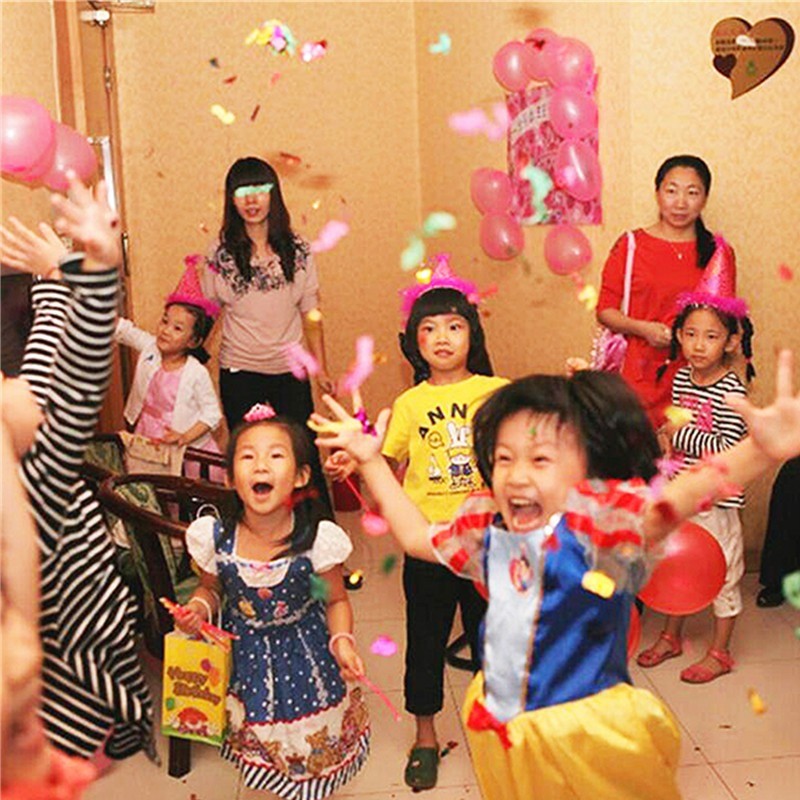 Tub de Confetti, Flippy, Clasic, 80x5 cm, Confetii Asortate din Plastic, Eliberare prin Rasucire, Multicolor [1]