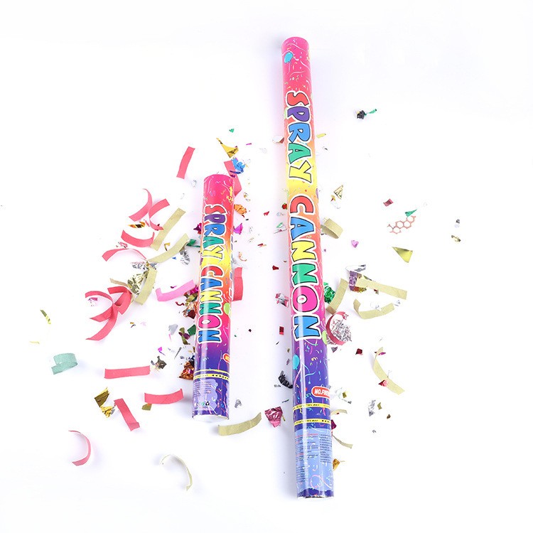 Tub de Confetti, Flippy, Clasic, 80x5 cm, Confetii Asortate din Plastic, Eliberare prin Rasucire, Multicolor [3]