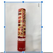 Cadouri și petreceri - Tub de Confetti, Flippy, Party Popper, 20x5 cm, Confetii Panglici din Plastic, Multicolor