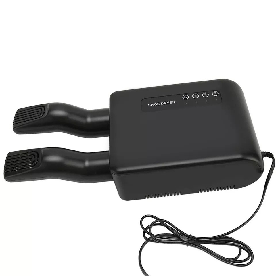 Uscator de Pantofi, Flippy, Functie de Uscare, Dezinfectie, Dezodorizare, Montaj pe Perete fara Perforare, din PVC, Silentios, Timer, Negru [2]