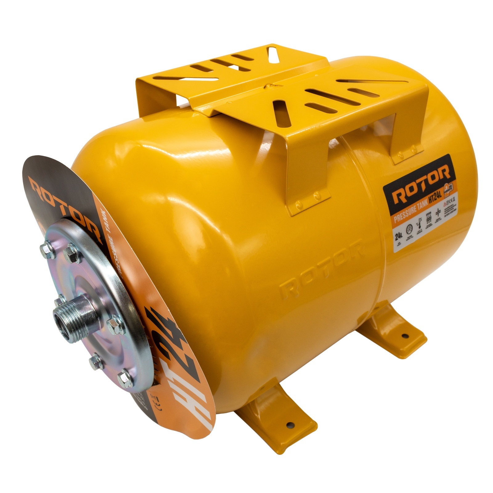 Vas expansiune orizontal pentru hidrofor, 24 l, ROTOR RVH-24 [0]