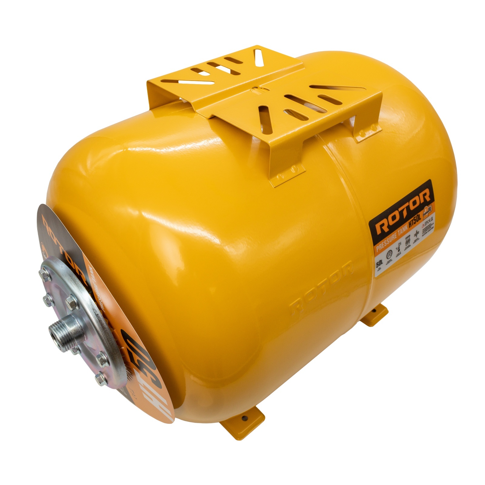 Vas expansiune orizontal pentru hidrofor, 50 l, ROTOR RVH-50 [0]