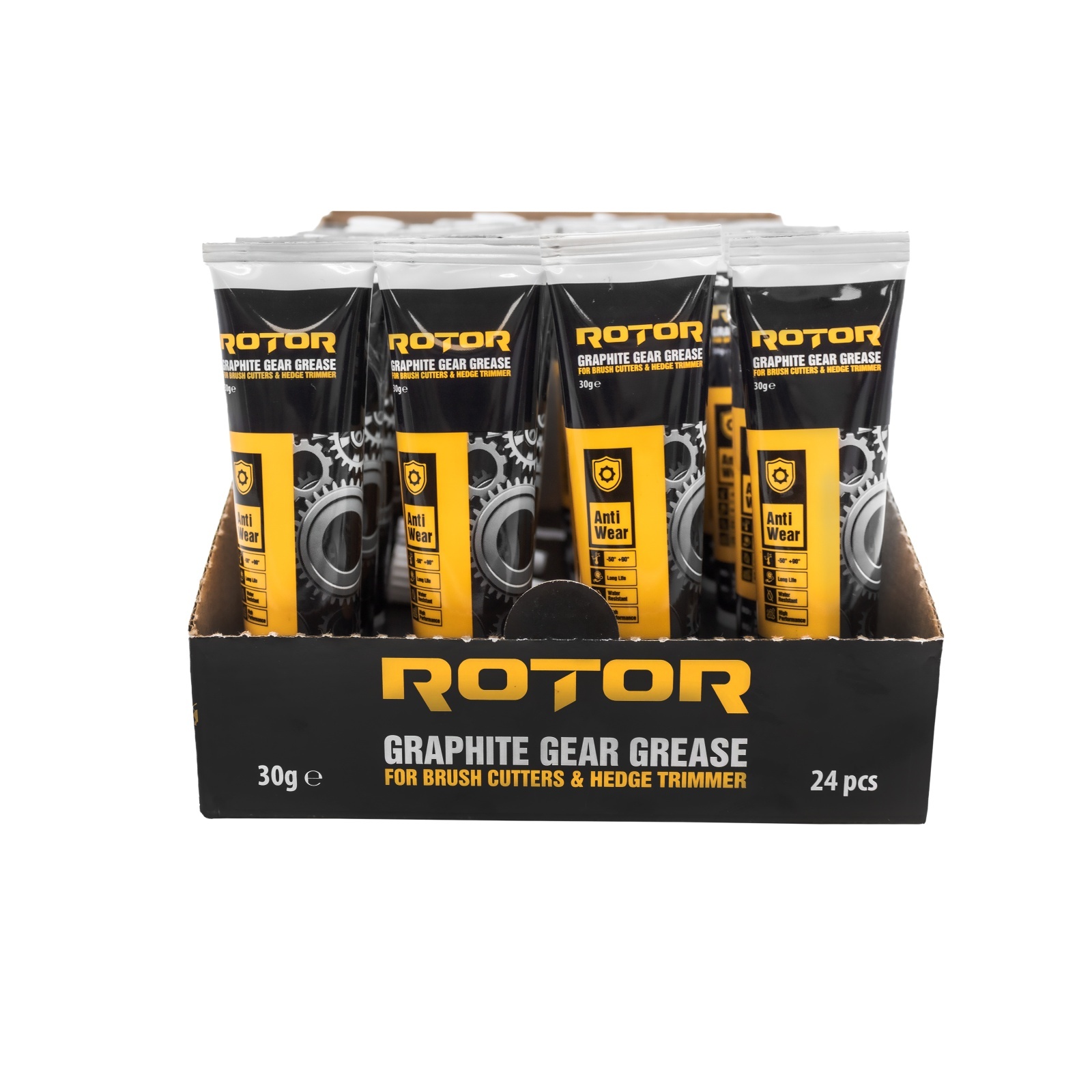 Vaselina grafitata pentru reductor motocoasa si foarfeca de gard viu ROTOR 30g, bax 24 bucati [3]