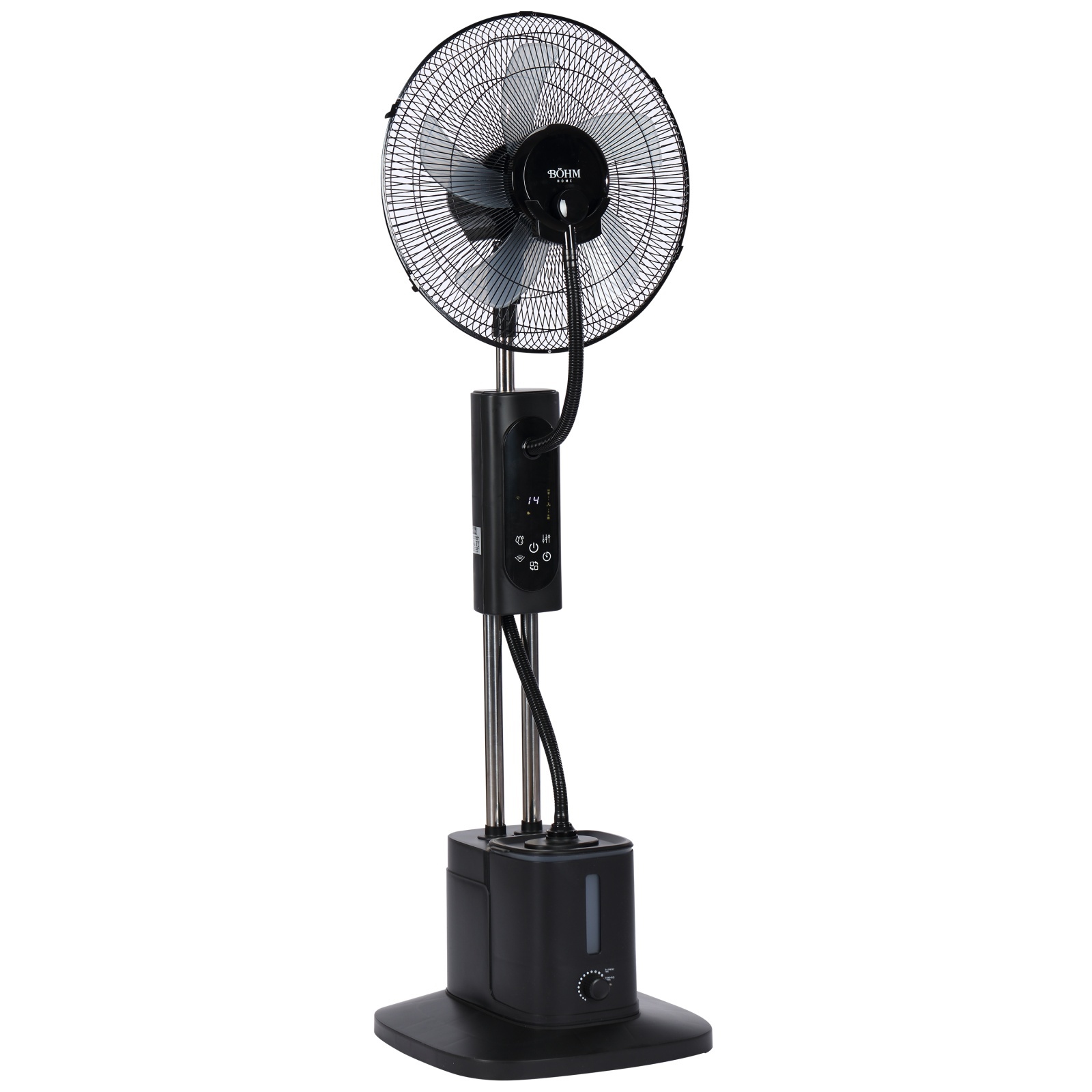 Ventilator cu pulverizare apa si umidificare 16" BoHM BME-01A, 70W, 3 trepte de viteza, 3 moduri ventilare [1]