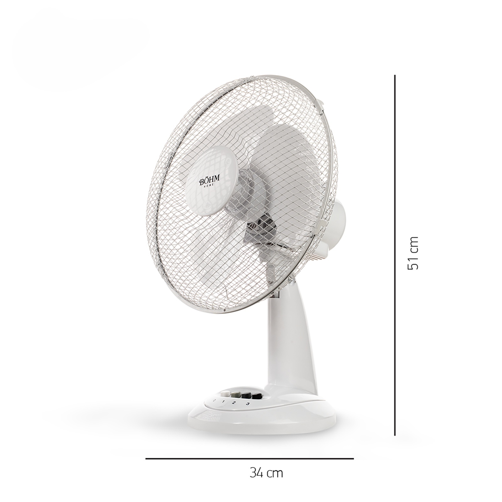 Ventilator de Birou 12" BoHM BLTF-1203 Numar viteze 3, 40 W [5]
