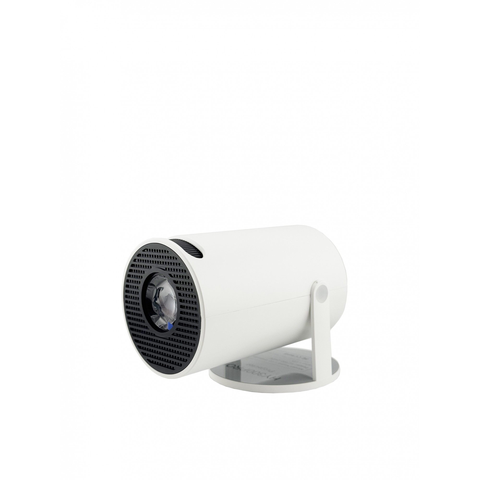 Video Proiector Portabil cilindric HY300PRO+, Flippy, Inteligent, ULTRA HD 1920 x 1080, Wireless, Compatibil cu Android/iOS, 13 x 11 x 9 cm, Alb [1]