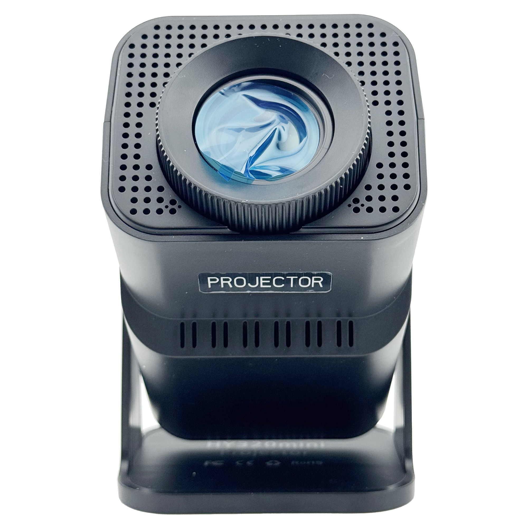 Video Proiector Portabil HY320 MINI, Flippy, Inteligent pentru Jocuri, Ultra HD 1920 x 1080, Wireless, Compatibil cu Android/iOS, AC, 17 x 10 x 9 cm, Negru [3]