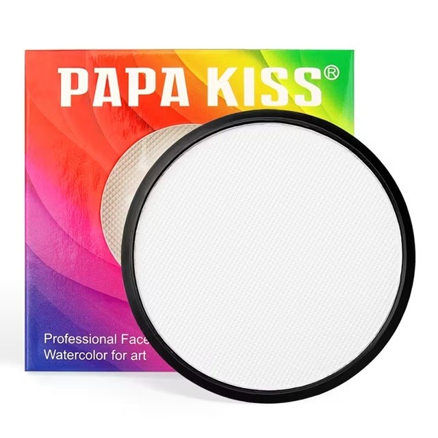 Vopsea pentru Fata si Corp, Flippy, cu Pigment Fosforescent, 30 g, Activare cu Apa, Alb [2]