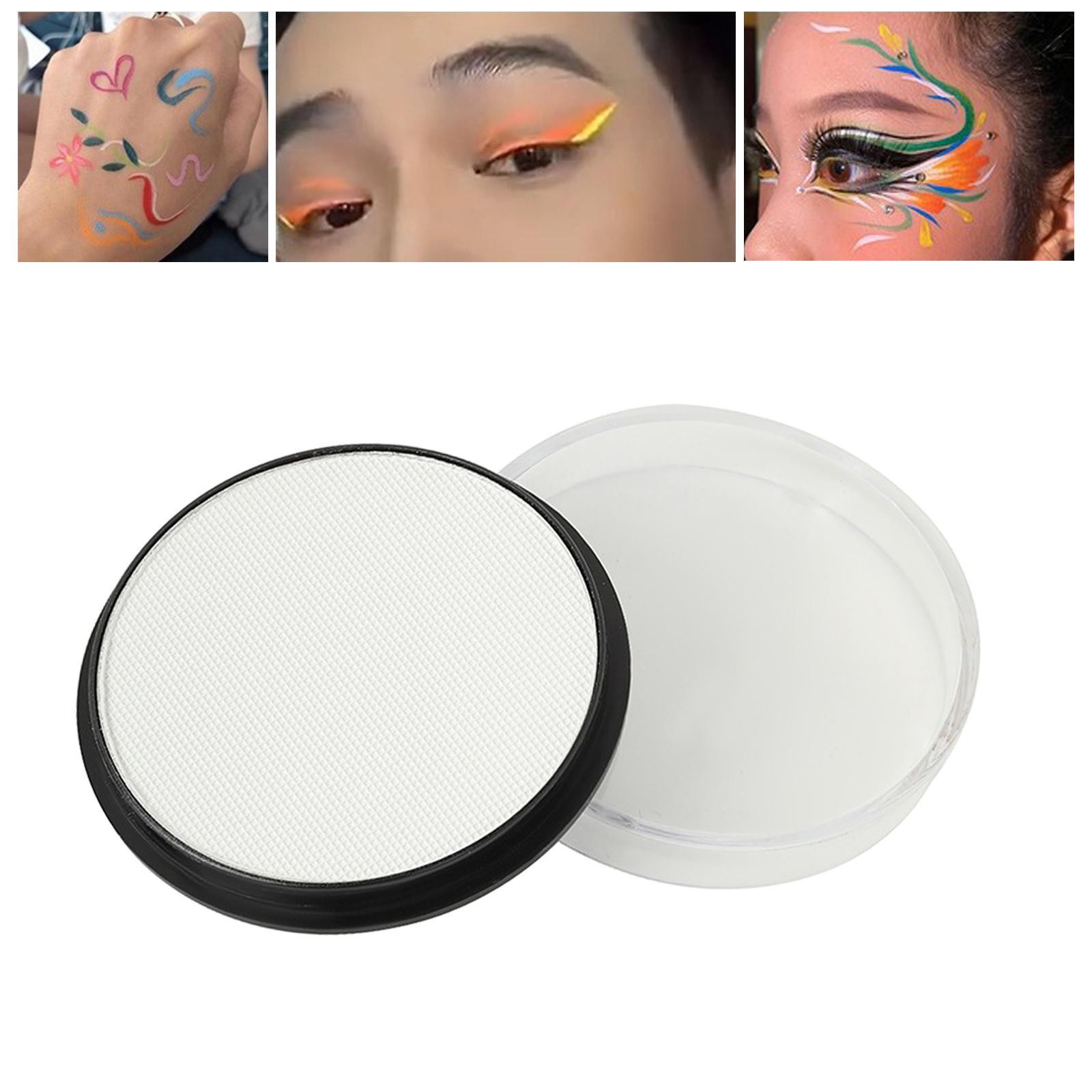 Vopsea pentru Fata si Corp, Flippy, cu Pigment Fosforescent, 30 g, Activare cu Apa, Alb [1]