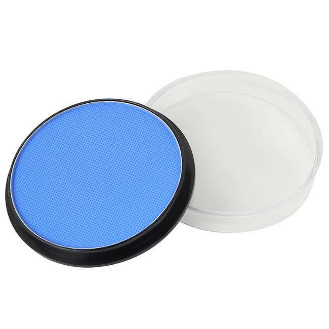 Sub 99 Lei - Vopsea pentru Fata si Corp, Flippy, cu Pigment Fosforescent, 30 g, Activare cu Apa, Albastru