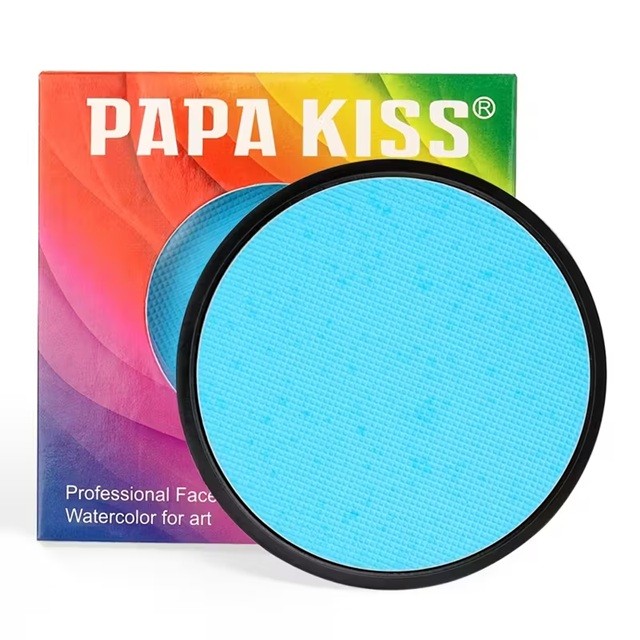 Vopsea pentru Fata si Corp, Flippy, cu Pigment Fosforescent, 30 g, Activare cu Apa, Albastru Deschis [2]