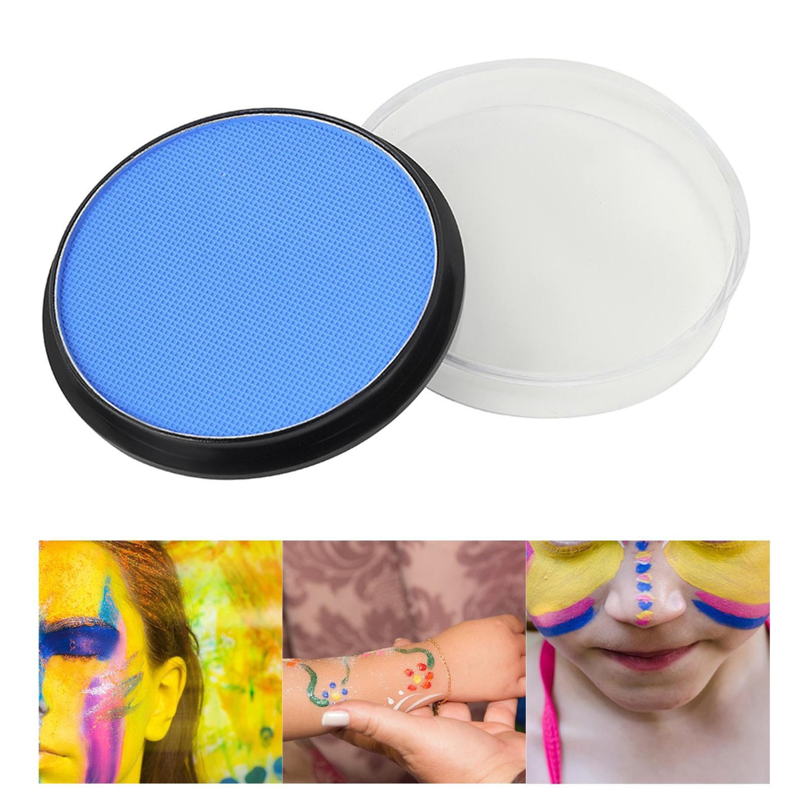 Vopsea pentru Fata si Corp, Flippy, cu Pigment Fosforescent, 30 g, Activare cu Apa, Albastru [1]