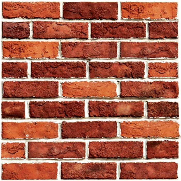 ! LICHIDARE DE STOC ! 10 x Placi Tapet Autocolant 3D cu Imitatie de Caramida, pentru Perete Bucatarie Sufragerie, Usor de Curatat, Rezistent la Apa, Autoadeziv, 30x30 cm, Rosu [1]