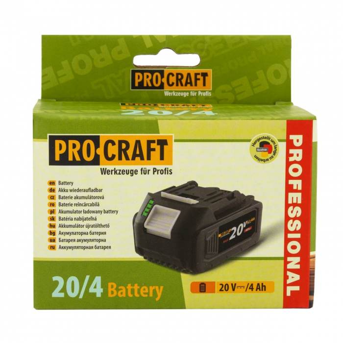 Acumulator PROCRAFT 20V 4Ah [3]