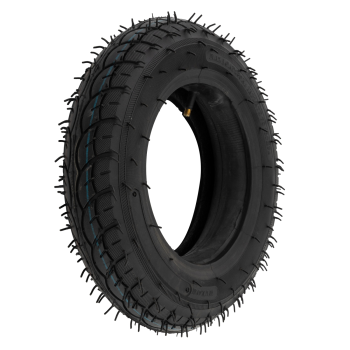 350-8 Anvelopa (cu tepi) si camera din cauciuc pentru roaba [1]