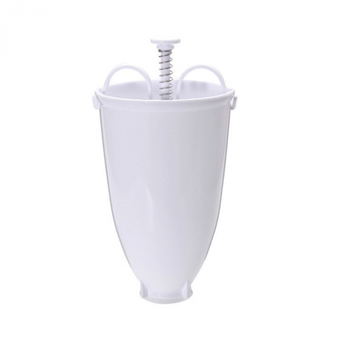 * LICHIDARE STOC * Accesoriu de Bucatarie pentru Gogosi, Flippy, Dozator pentru Aluat, Dispozitiv Manual, Forma de Gogosi, pentru Gatit, 18x10x10 cm, Alb - [9]