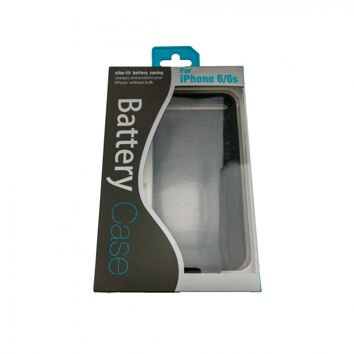 Acumulator extern iFans Battery Case 3100 mAh pentru Apple iPhone 6/6S, Negru [8]