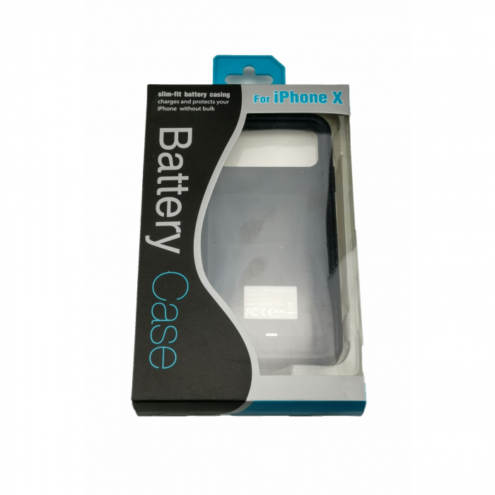 Acumulator extern iFans Battery Case 4000 mAh pentru Apple iPhone X, Negru [3]