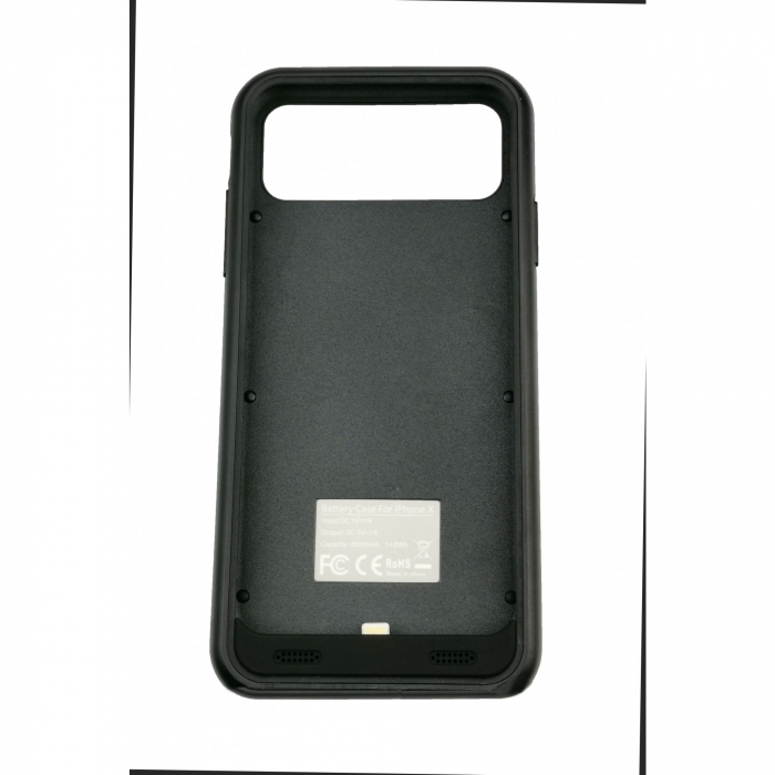 Acumulator extern iFans Battery Case 4000 mAh pentru Apple iPhone X, Negru [4]