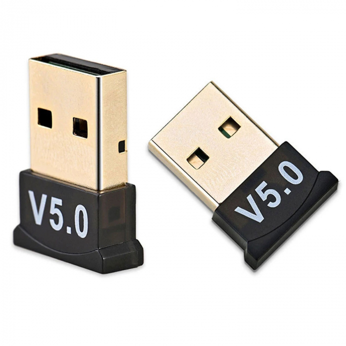 Adaptor Bluetooth, Flippy, 5.0, Wireless, pentru PC/Laptop, Interfata USB, 20 mbps, Negru [7]