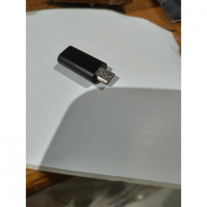 Adaptor iPhone(mama) to Micro-USB(tata) 2,8 cm, Flippy, Negru [2]