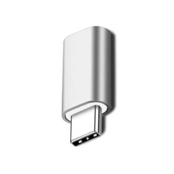 Adaptor Lightning (mama) to Type-C(tata) 2,8 cm Argintiu [1]