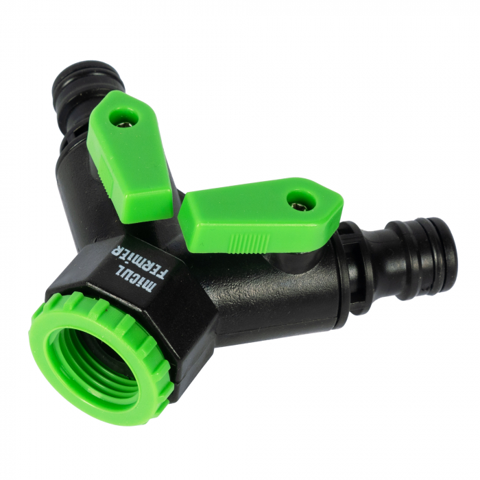 Adaptor robinet Micul Fermier, 1/2", cu 2 iesiri CR G01 [1]