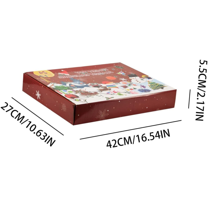 Advent Calendar Fidget Toys, Flippy, Model Craciun, Multicolor [2]