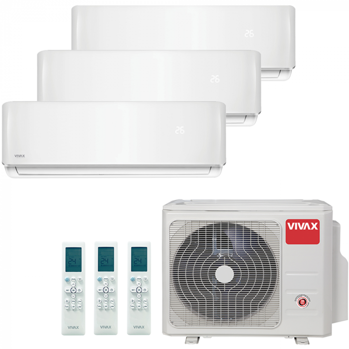 Aer Conditionat MULTISPLIT VIVAX ACP-21COFM60AERI / 2x ACP-09CH25AERI WHITE + ACP-12CH35AERI WHITE R32 Triplu Split Inverter [5]